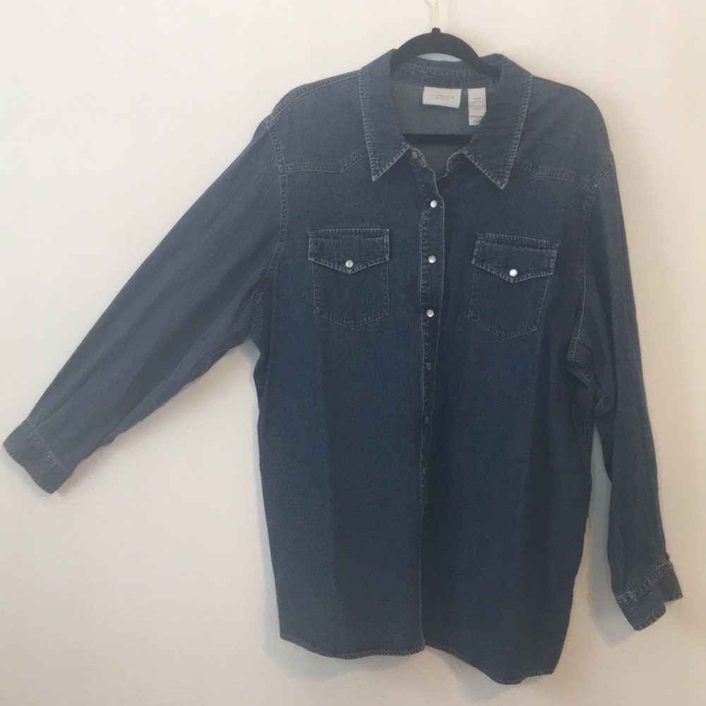 Liz Claiborne Plus Size Jean Jacket